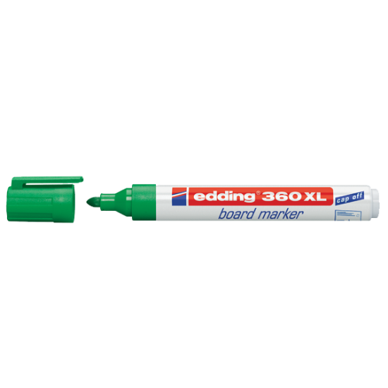 Edding Tahta Kalemi Yuvarlak Uçlu Yeşil 360 XL (10 Adet) resmi