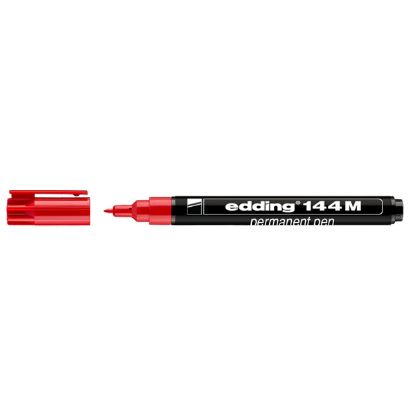 Edding Asetat Kalemi Permanent Kırmızı 144 M (10 Adet) resmi