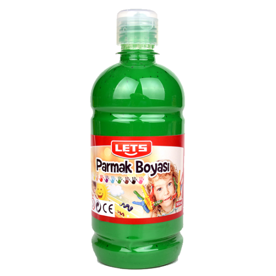 Lets Parmak Boyası 500 ML Yeşil L-5007 resmi