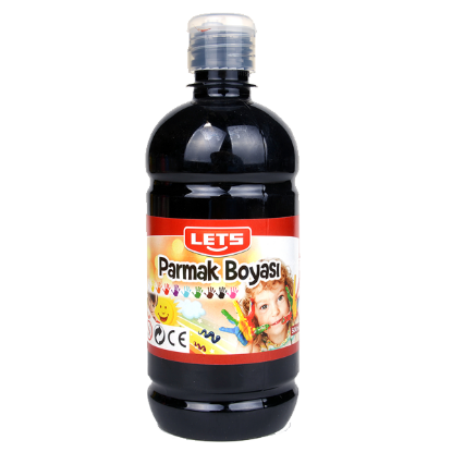 Lets Parmak Boyası 500 ML Siyah L-5009 resmi