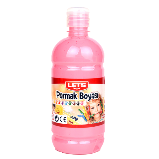 Lets Parmak Boyası 500 ML Pembe L-5010 resmi