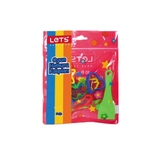 Lets Oyun Hamuru Kalıpları 8 Lİ L-8411 resmi