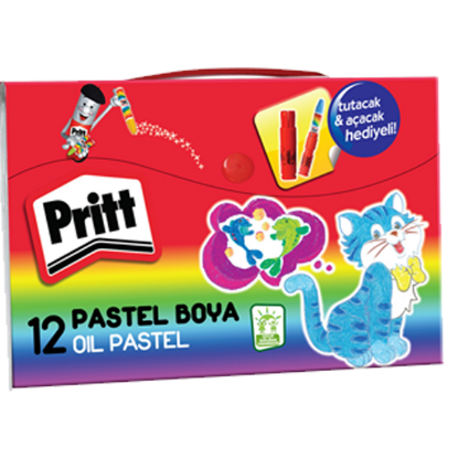 Pritt Pastel Boya Çantalı 12 Renk 1048062 resmi