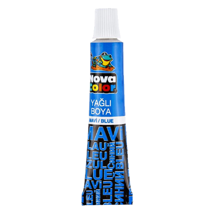 Nova Color Yağlı Boya Tüp Mavi NC-129 (12 Adet) resmi