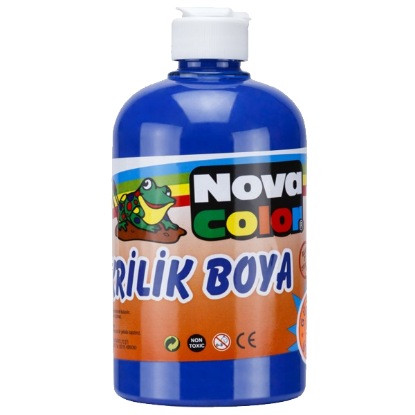 Nova Color Akrilik Boya 500 GR Mavi NC-383 resmi