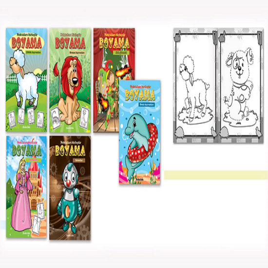 Keskin Color Boyama Kitabı 20x28 Noktaları Birleştir 242000-99 resmi