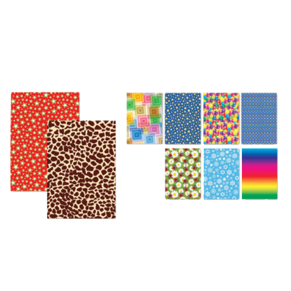 Keskin Color Elişi Kağıdı Desenli 9 LU A4 80 GR Karışık Renk 180014-99 resmi