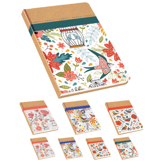 Keskin Color Defter Fancy Sert Kapak Çizgisiz 160 YP 17x24 411760-99 resmi