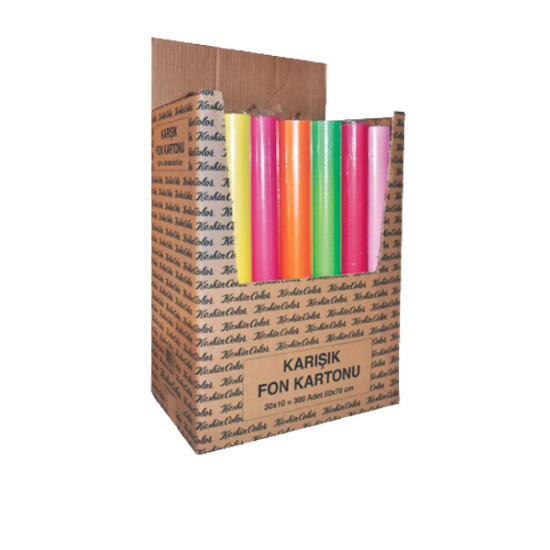 Keskin Color Fon Kartonu Spiralli 25x35 15 Renk 200815-99 resmi