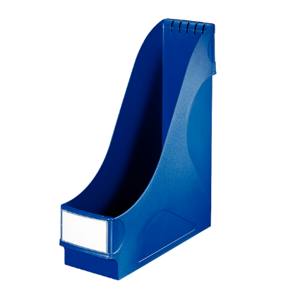 Leitz Kutu Klasör (Magazinlik) Plastik 9.8x31x29.1 Mavi 2425T (8 Adet) resmi