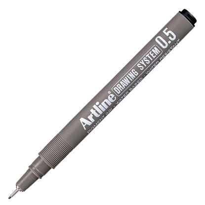 Artline Çizim Kalemi 0.5 MM Siyah EK235 (12 Adet) resmi