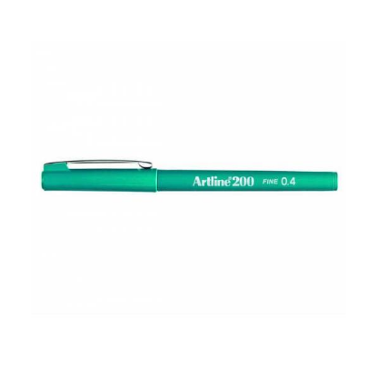 Artline Fineliner 0.4 MM Koyu Yeşil EK-200N (12 Adet) resmi