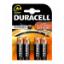 Duracell Alkalin Kalem Pil (AA) 4 LÜ Kartela resmi