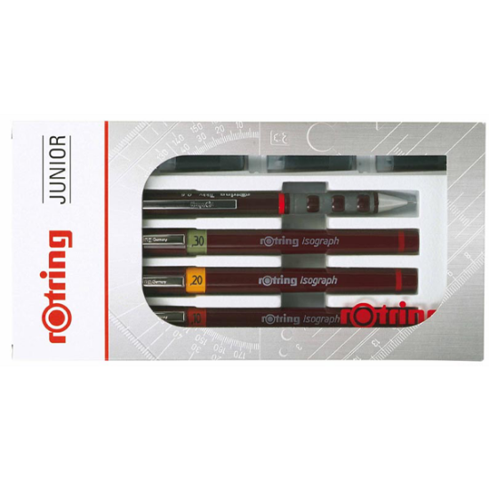 Rotring Rapido Kalemi Junior Set 3+1 0.2-0.3-0.5 MM S0699320 resmi