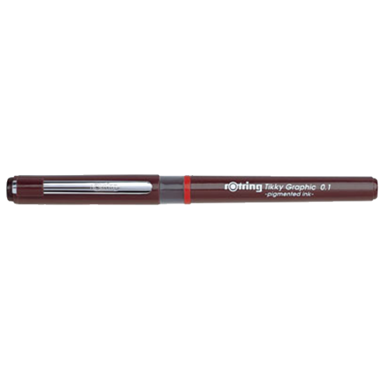 Rotring Çizim Kalemi Grafik Tikky 0,1 1904750 (12 Adet) resmi