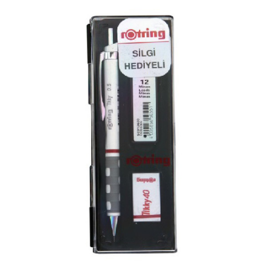 Rotring Okul Seti Versatil+Min Silgi Hediyeli 0.5 MM Beyaz RO-KK07-05B resmi