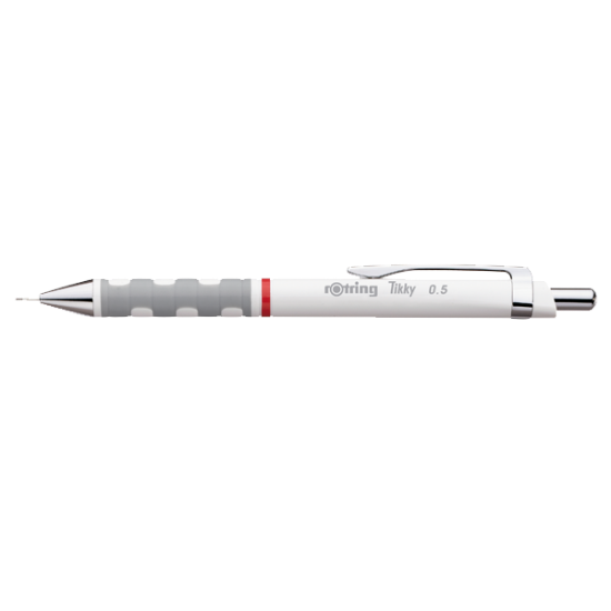 Rotring Versatil Kalem Tikky RD 0.5 MM Beyaz 1904698 (12 Adet) resmi