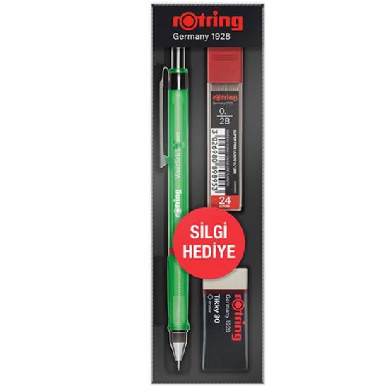 Rotring Okul Seti Visuclick Versatil/Min Silgi 0.5 MM Yeşil RO-VK05-YESIL resmi