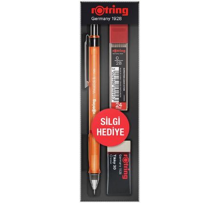 Rotring Okul Seti Visuclick+Min Silgi 0.5 MM Turuncu RO-VK05-TURUNCU resmi