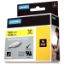 Dymo Rhinopro Isıyla Küçülen Şerit 6 MMx1,5 M Sarı/Siyah 18052 resmi