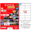 Tanex Laser Etiket 100 YP 105x40 Laser-Copy-Inkjet TW-2614 resmi