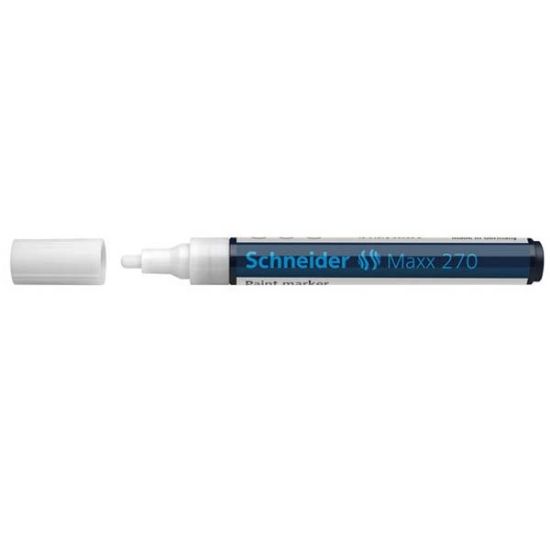 Schneider Markör Boya Maxx 1-3 MM Beyaz 270 (10 Adet) resmi