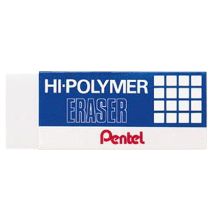 Pentel Öğrenci Silgisi Hi-Polymer Büyük ZEH10 (36 Adet) resmi