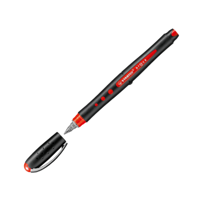 Stabilo Roller Kalem Siyah 10 LU Kırmızı Fine 1016/40 (10 Adet) resmi