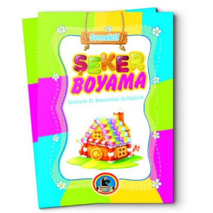 4E Boyama Kitabı Şeker Boyama Örnekli Renkli 128 Syf Karatay Yayınevi resmi