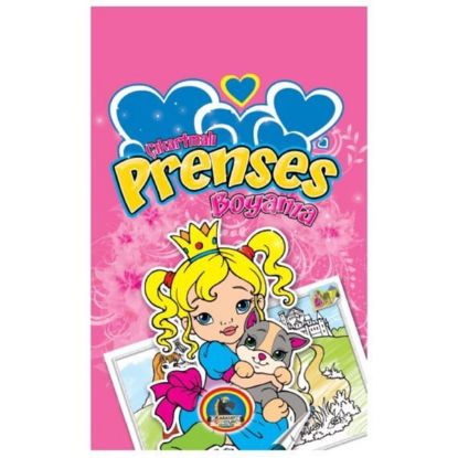 4E Prenses Boyama Kitabı Stickerli 16 Syf resmi