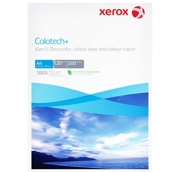Xerox Fotokopi Kağıdı Gramajlı Laser-Copy-Inkjet Colotech 500 LÜ A4 120 GR Beyaz 003R94651 resmi
