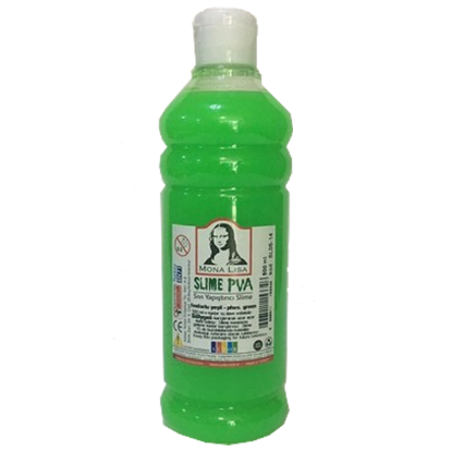 Mona Lisa Sıvı Yapıştırıcı Slime 500 ML Fosforlu Yeşil SL05-14 resmi
