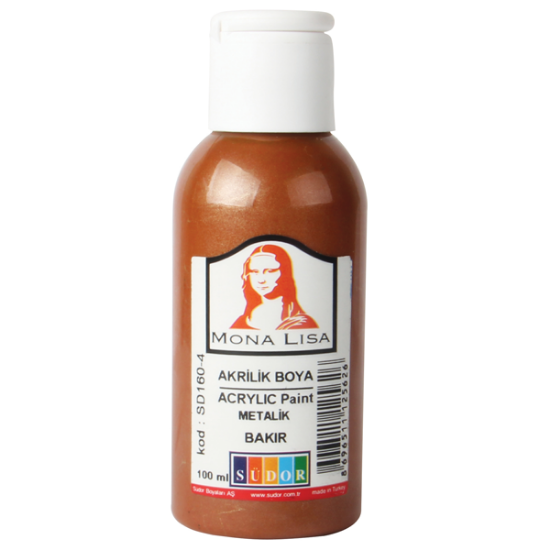 Mona Lisa Akrilik Boya 70 ML Bakır SD160-04 (12 Adet) resmi