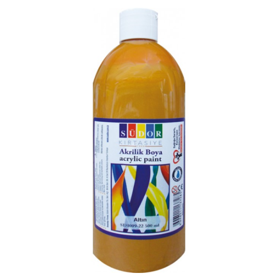 Südor Akrilik Boya 500 ML Altın SD1009-22 resmi