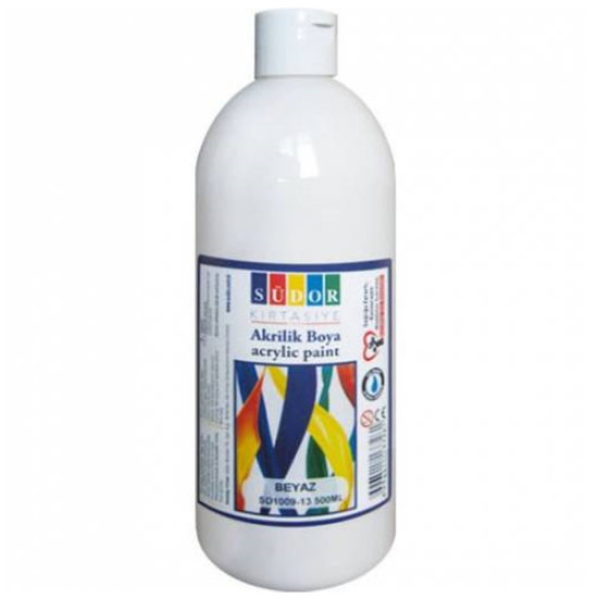 Südor Akrilik Boya 500 ML Beyaz SD1009-13 resmi