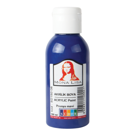 Mona Lisa Akrilik Boya 70 ML Prusya Mavi SD150-06 (12 Adet) resmi