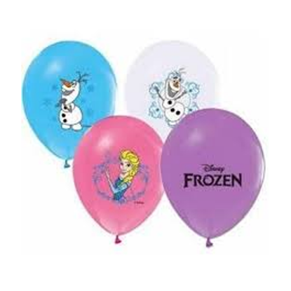 Balonevi Balon Frozen Baskılı Pastel 4+1 100 LÜ 9794 resmi