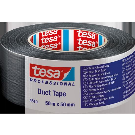 Tesa Tamir Bandı Basic Duck Siyah 50x50 04610-00004-00 resmi