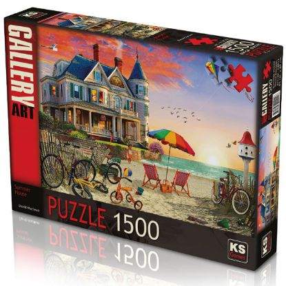 Ks Games Puzzle 1500 Parça Summer House 22012 resmi