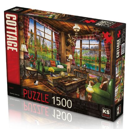 Ks Games Puzzle 1500 Parça Chalet 22016 resmi