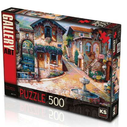 Ks Games Puzzle 500 Parça The Fountain On The Square 20013 resmi