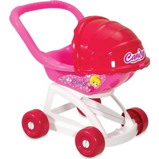 Dede Oyuncak Candy & Ken Tenteli Bebek Arabası 01370 resmi