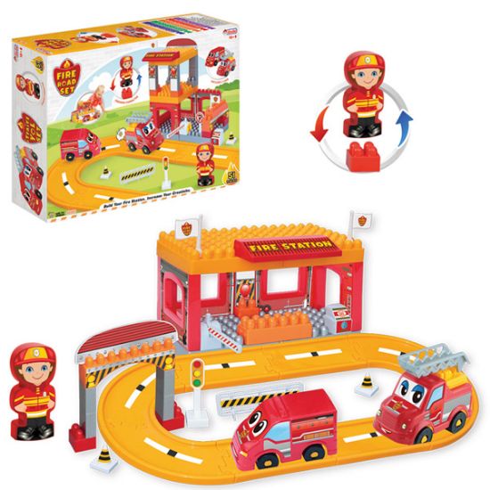 Dede Oyuncak İtfaiye Yol Seti 46 Parça 03323 resmi