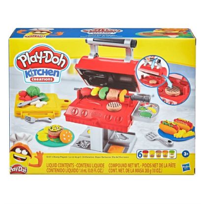 Play-Doh Oyun Hamur Seti Yaratıcı Mutfağım Barbekü Partisi F0652 resmi