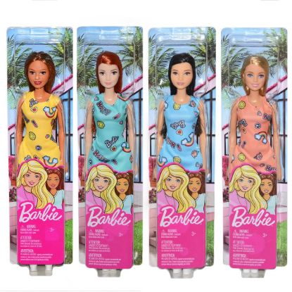 Barbie Şık Barbie Bebekler T7439 resmi
