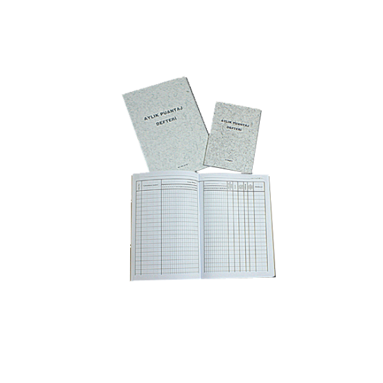 Cem Aylık Puantaj Defteri Küçük (48 Adet) resmi