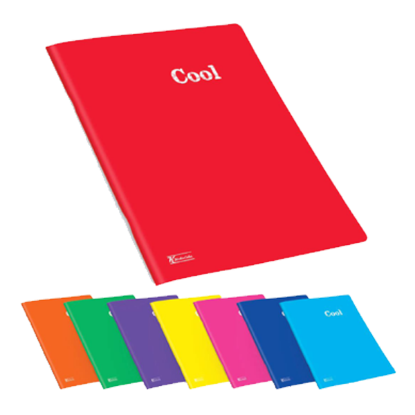 Keskin Color Plastik Kapak Dikişli Cool Defter A4 60 YP Çizgili  resmi