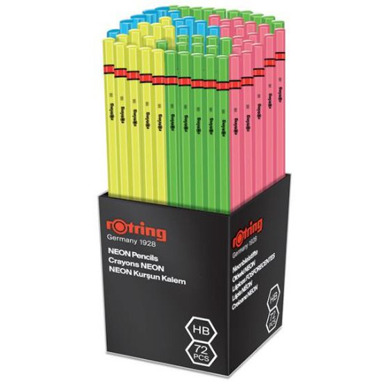 Rotring Kurşun Kalem Neon Fosforlu 2090066 (72 Adet) resmi