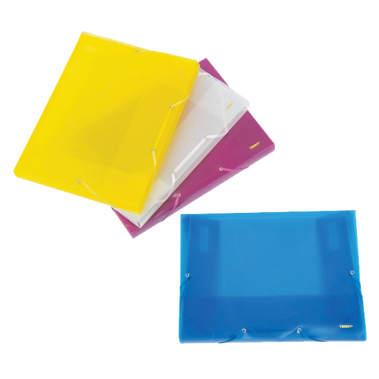 Temat Lastikli Kutu Dosya Kırmızı 92500 resmi