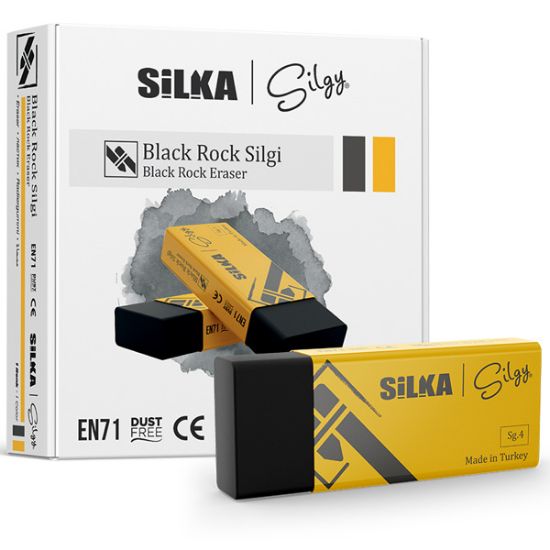 Silka Silgi Siyah Rock Siyah 24 LÜ SG.5 (24 Adet) resmi